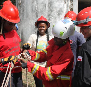 szkolenie strażaków w Kenii