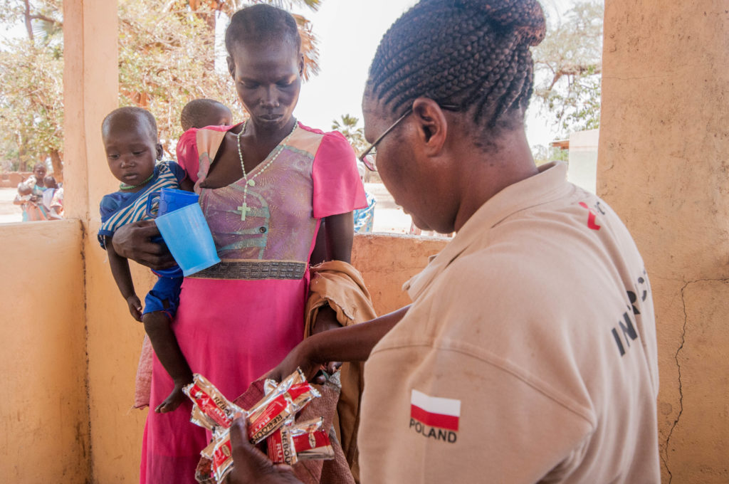 PCPM Foundation supports South Sudan. PCPM sends therapeutic food to the Gordhim center to help fight hunger.