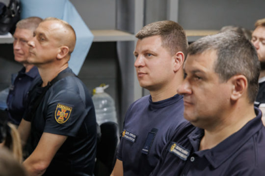 Strażacy podczas szkoleń finansowanych przez Taiwan ICDF