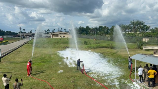 Szkolenia strażaków w Nigerii